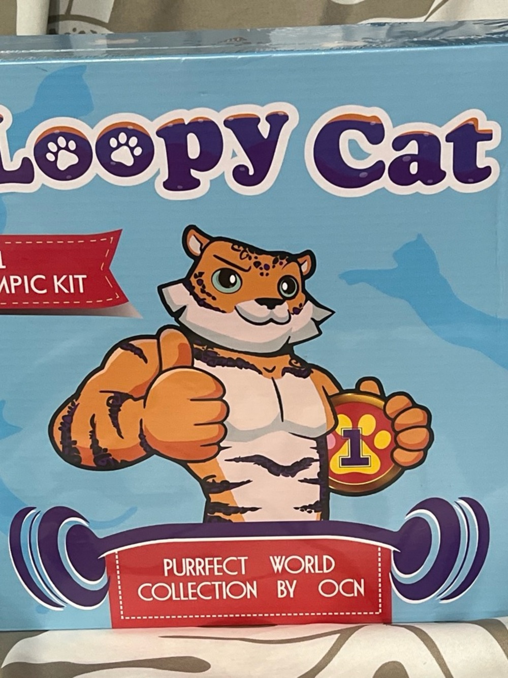 Purrfect World Collection Cat Toy - Blue/Orange